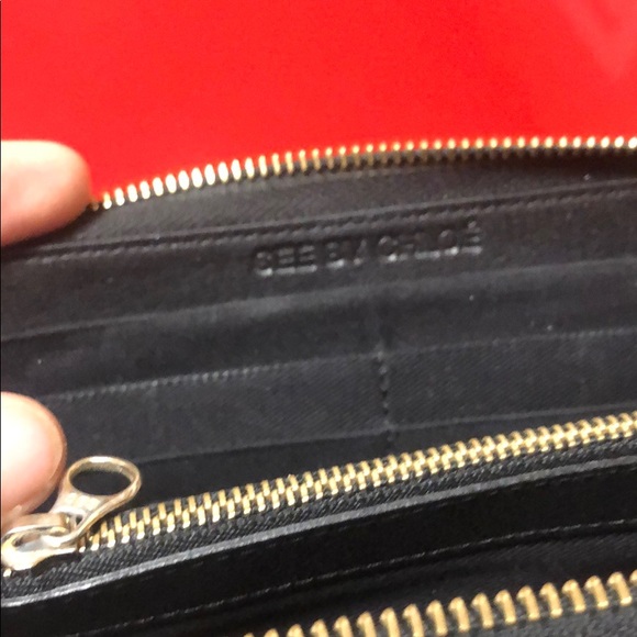 See by Chloe black leather wallet - Picture 5 of 7